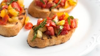 Perfect Tomato Bruschetta Recipe [upl. by Douty177]