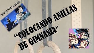 CÓMO COLOCAR ANILLAS DE GIMNASIA 💪🔥PRIMER VIDEO DE CORRECTA EXPLICACIÓN [upl. by Bloem375]