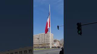 Bandera chilena en Santiago de Chile chile fiestaspatriaschile 2024 [upl. by Henryson]