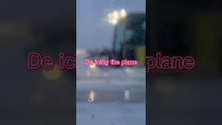 De icing the plane short [upl. by Nilram]