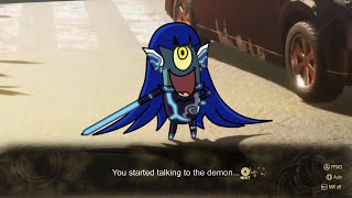 Shin Megami Tensei V but Plankton starts a Demon Negotiation [upl. by Ayikaz]