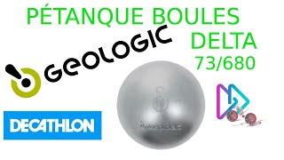 Unboxing Geologic DELTA Decathlon Pétanque Boules Desembalaje Prueba Bolas Petanca Test Balls [upl. by Philips]