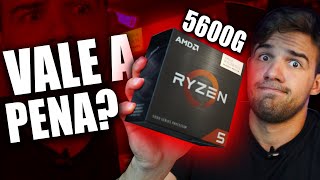 RYZEN 5 5600G vale a pena RODA JOGOS ATUAIS SEM PLACA DE VÍDEO  Review completo [upl. by Martino]