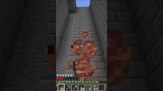 That was close  minecraft fyp shorts gamer games hard funny minecraftgameplay gaming [upl. by Macmullin580]