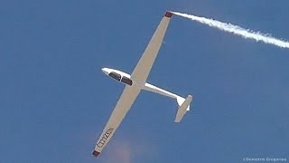 Drawing in the Sky Amazing ASK21 Aerobatic Flight by World Champion LUCA BERTOSSIO [upl. by Nylesor]