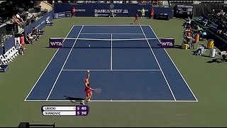 Sabine Lisicki Sets WTA Record Fastest Serve  131mph [upl. by Alejoa]