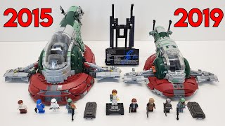 LEGO Star Wars Slave I Comparison 75060 75243  2015 2019 [upl. by Haland]