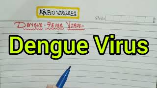 Dengue Virus  ArboViruses  Virology  Microbiology [upl. by Trinatte]