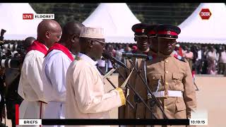 KDF recruits take oath of allegiance at Defence Forces Recruits Training School in Eldoret [upl. by Vashtia]