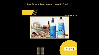 Hair Growth Shampoo and LeaveIn Conditioner [upl. by Petit]