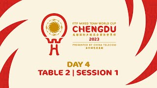 LIVE  T1  Day 4  ITTF Mixed Team World Cup 2023  Session 2 [upl. by Minetta571]