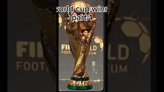 All world cup winners part 1 football worldcup [upl. by Lertnek]