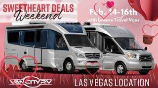 Sweetheart Deals Weekend Van City RV Las Vegas with Leisure Travel Vans [upl. by Neggem]