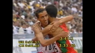 Noureddine Morceli vs Hicham El Guerrouj Final 1500m during the World Championships in Gothenburg 95 [upl. by Sheeran]