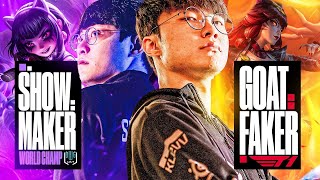 FAKER VS SHOWMAKER  THE LCK CLASSIC  T1 VS DK [upl. by Aivlis386]