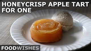 Honeycrisp Apple Tart for One  Easy NoSlice Tartlets  Food Wishes [upl. by Cindy544]