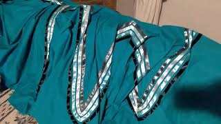 making a folklorico skirt between step 5 and 6 ribbon work [upl. by Shawnee678]