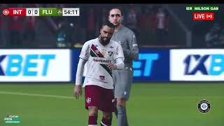 INTERNACIONAL X FLUMINENSE I SIMULAÇÃO  GAMEPLAY PC PES2021 [upl. by Jenica]