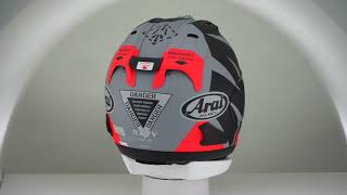 Arai RX7V RX7V Maverick Vinales Motorrad Helm [upl. by Leruj]