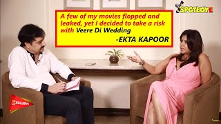 Ekta Kapoor Talks About Veere Di Wedding amp Lots More  SpotboyE [upl. by Maxim]