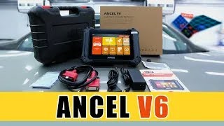 Ancel V6 15 Reset Functions OBD2 Scanner Review New tool ANCEL [upl. by Ahsemaj]