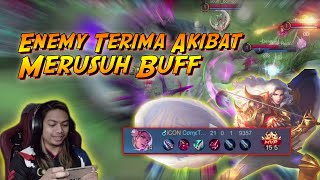 SERIUSLAH NAK MERUSUH BUFF SAYA AUTO LEBUR ENEMY COMETOPAPA MLBB [upl. by Lebiram508]