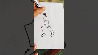 continuous line drawing drawing art sketch shortvideo shorts [upl. by Nomma]