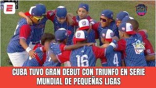 CUBA REMONTÓ y venció 41 a REPÚBLICA CHECA en Serie Mundial de las Pequeñas Ligas  ESPN Beisbol [upl. by Annayar347]