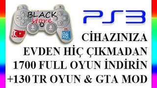 BLACK STORE EVDEN HİÇ ÇIKMADAN ÜCRETSİZ TÜRKÇE PS3 OYUNU İNDİR  YAMA  GTA 5 MOD 491 OYUN MAĞAZASI [upl. by Aisined]