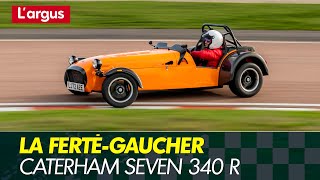 2023 Caterham Seven 340 R  premier tour de piste au circuit LFG [upl. by Mairhpe]