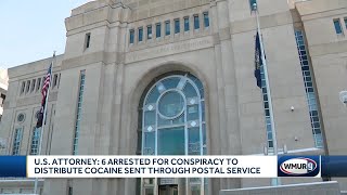 6 charged in conspiracy to distribute cocaine sent through mail [upl. by Voe]