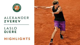 Alexander Zverev vs Laslo Djere  Round 3 Highlights I RolandGarros 2021 [upl. by Swagerty]