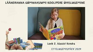 LÄÄNERANNA GÜMNAASIUMI KOOLIPERE ÜHISLUGEMINE [upl. by Sami]