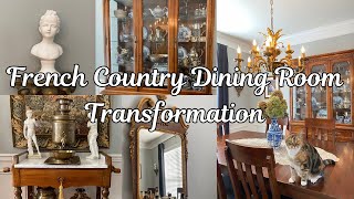 How I transformed my FRENCH COUNTRY dining room with thrifted finds [upl. by Codie]