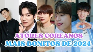 10 atores coreanos mais bonitos de acordo com o King Choice em 2024 😍😍 [upl. by Arocat]