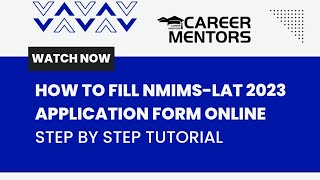 NMIMSLAT 2023  Complete Registration amp Application Form Filing  StepByStep Tutorial [upl. by Ednutabab718]