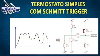 Comparador com histerese transistorizado  termostato fotocélula controlador ligadesliga [upl. by Gavrilla]