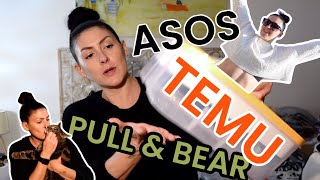 Haul Temu Pull and Bear Asos soldes Janvier 2024 [upl. by Anaeco69]