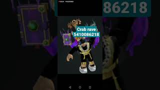 Crab rave ID pa roblox 😍 [upl. by Rehotsirhc]