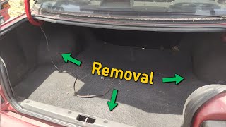 Trunk Panel Removal [upl. by Avehs]