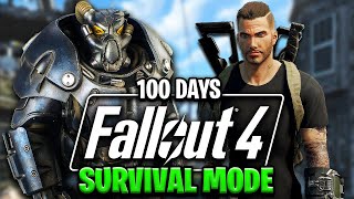 I Survived 100 Days in Fallout 4 Survival Mode [upl. by Antebi919]