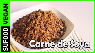 Cómo preparar Carne de Soyasoja  Receta Rica y fácil en 5min  【SuFood】 [upl. by Riordan]