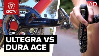 Shimano DuraAce Vs Shimano Ultegra  Whats The Difference [upl. by Nois912]