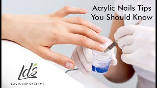 Basic Steps of Acrylic Nails for Beginners  Acrylic Nails Tips That You Should Know [upl. by Oz]