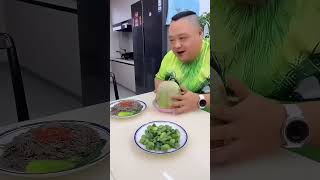 Food prank with husband  Chinese video  Eating show prankvideo youtubeshorts [upl. by Asirb]