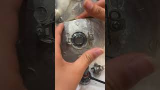 How to install the LED headlight model H7 correctly [upl. by Joice]