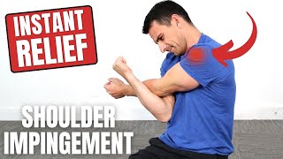 8 BEST Shoulder Impingement Stretches amp Exercises [upl. by Aiyt]