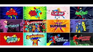 Super Comic Titles – Free Download After Effects Template [upl. by Koch]