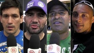 Thiago Silva Demian Glover R Cordeiro Pezão Stann e Babalu analisam Shogun x Sonnen [upl. by Enilada]