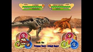 Dinosaur King Arcade Game 恐竜キング  Alioramus VS the Alpha Fortress Easy [upl. by Anana]